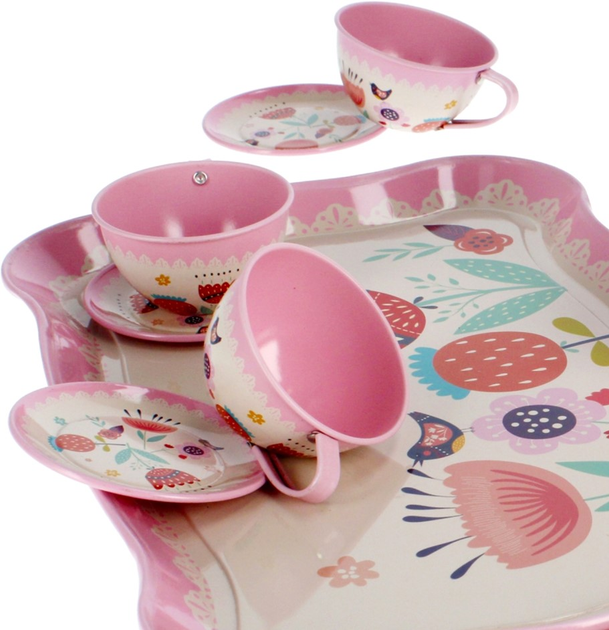 Кухонний набір металевий Mega Creative Boutique Tea 14 елементів (5908275194521) - зображення 4