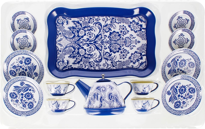 Кухонний набір металевий Mega Creative Boutique Tea 15 елементів (5904335897012) - зображення 6