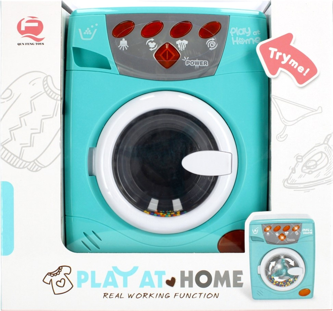 Дитяча пральна машина Mega Creative Play At Home зі звуковими та світловими ефектами (5908275128465) - зображення 1