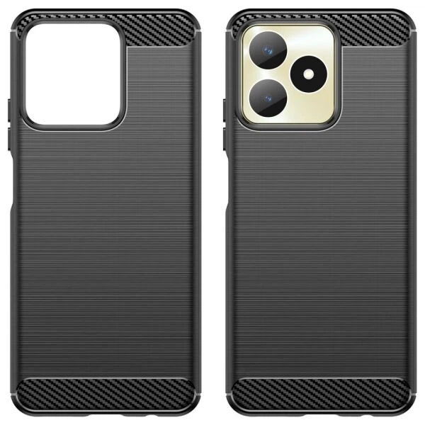 Силиконовый (TPU) чехол UniCase Carbon для Realme Note 50 - Black - Фото 2 Силиконовый (TPU) чехол UniCase Carbon для Realme Note 50 - Black - изображение 2