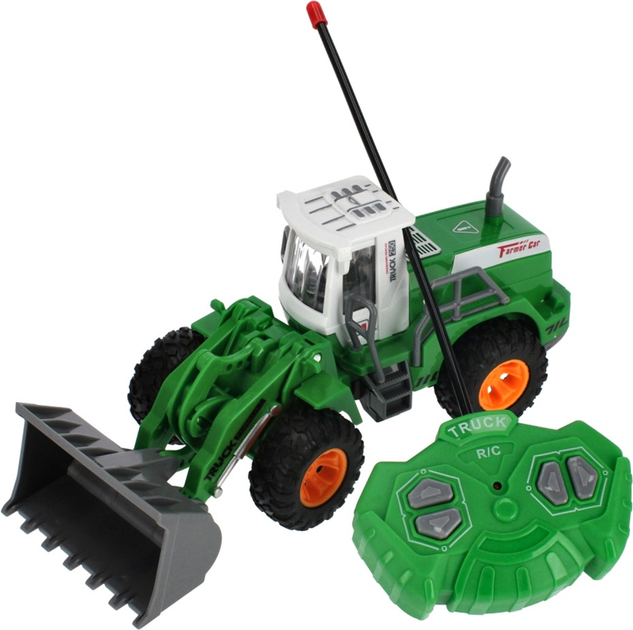Трактор-бульдозер на радіокеруванні Sino Toys RC Truck Зелений (5908275108702) - зображення 1