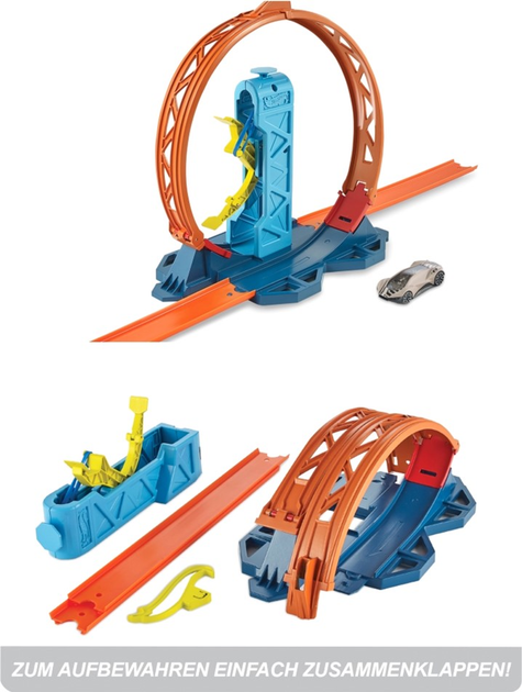 Tor samochodowy Hot Wheels Track Builder Unlimited Loop Kicker Pack (0887961836776) - obraz 3