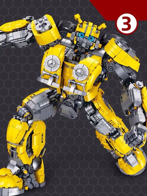 Конструктор Transformers Bubmebee Автобот Бамблбі - 3579 деталей - Фото 5 Конструктор Transformers Bubmebee Автобот Бамблбі - 3579 деталей - зображення 5