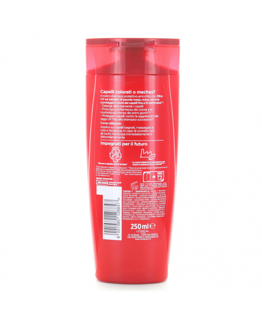 Шампунь для фарбованого волосся L'Oreal Paris Elvive Color Vibrancy Protecting 285 ml - Фото 2 Шампунь для фарбованого волосся L'Oreal Paris Elvive Color Vibrancy Protecting 285 ml - зображення 2