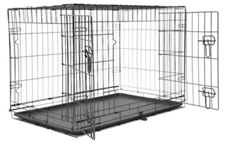 Buda dla psa Nordic Paws Wire cage black XL 107 x 70 x 77 cm (540058523586) (5400585235869) - obraz 1