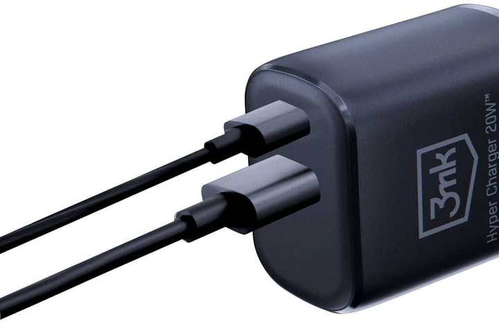 Ładowarka sieciowa 3MK Hyper Charger 20W Black (5903108541251) - obraz 9
