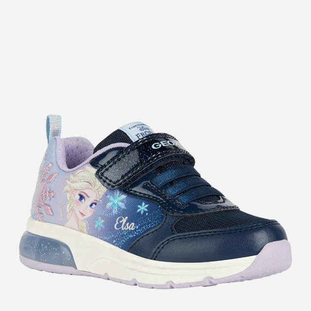 Дитячі кросівки з підсвіткою для дівчинки Geox J358VC0ANAJ-C4231 33 Темно-сині (8056206089839) - зображення 2