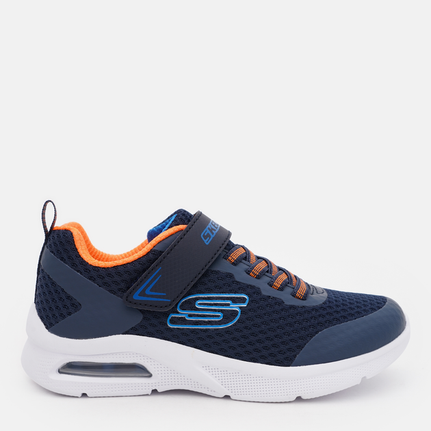 Детские кроссовки для мальчика Skechers Microspec Max 403818L NVOR 33.5 Синие (197627431482) 