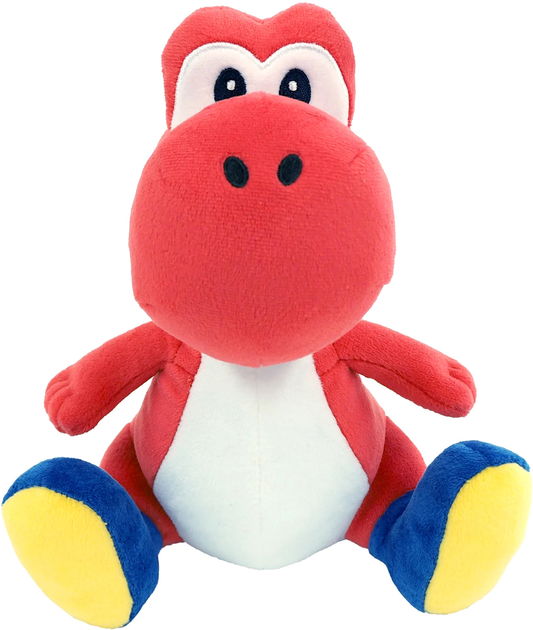 М'яка іграшка 1UP Distribution Super Mario Yoshi Червона 20 см (3760259935207) - зображення 1