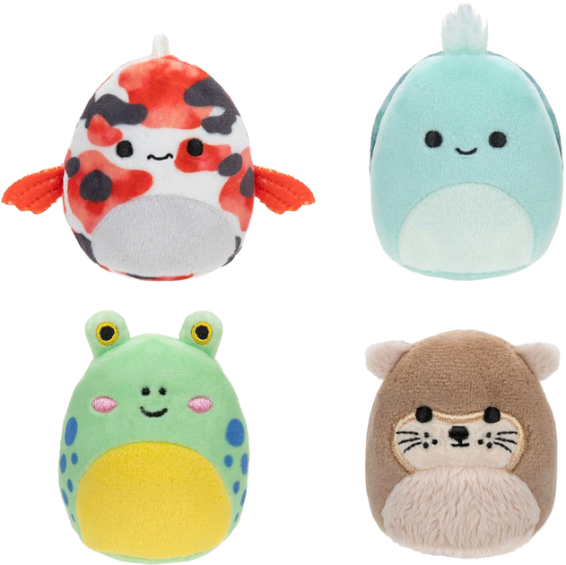 Zestaw maskotek Squishmallows Squishville Pond Squad 4 szt (0191726876984) - obraz 2