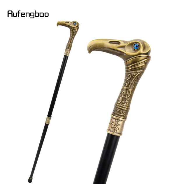 Стильная прогулочная трость для ходьбы Rufengbao "Орел" 93 см, черный с ...