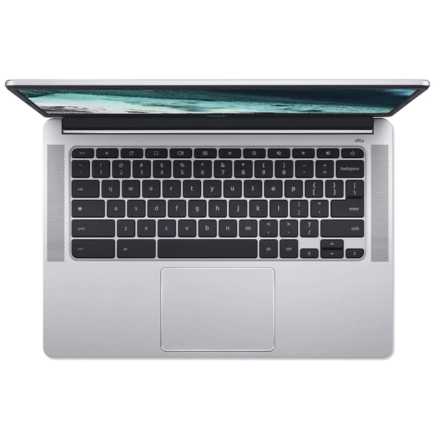 Ноутбук Acer Chromebook CB314-3H 14" FHD IPS, Intel P N6000, 8GB, F128GB, UMA, ChromeOS, сріблястий - зображення 8