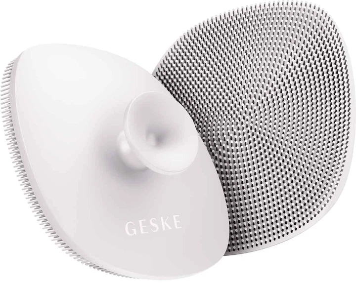Щітка для обличчя GESKE Facial Brush 4 в 1 пудровий з тримачем (4099702001442) - зображення 9