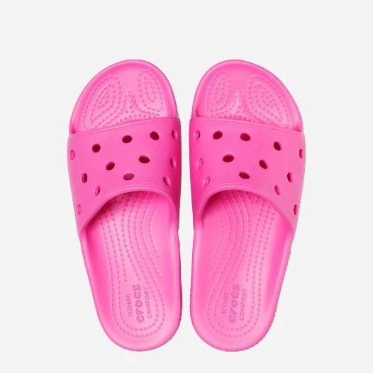 Klapki młodzieżowe dla dziewczynki Crocs CR206396-ELPK 37-38 J5 Różowe (191448523364) - obraz 3