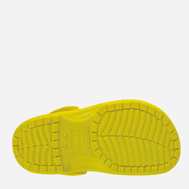 Chodaki chłopięce Crocs CR206991-LEMO 32-33 J1 Żółte (191448736290) - obraz 5