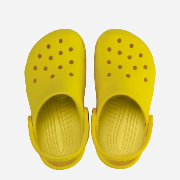 Підліткові крокси-сабо для хлопчика Crocs CR206991-LEMO 34-35 J3 Жовті (191448736313) - зображення 3