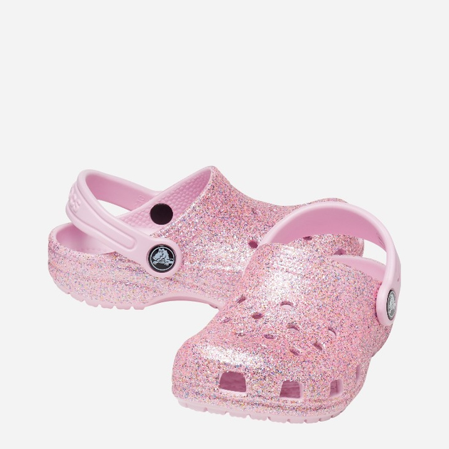 Chodaki dziecięce dla dziewczynki Crocs CR206992-WHRB 23-24 C7 Różowe (191448988507) - obraz 2