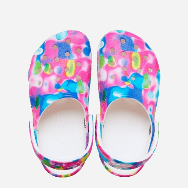 Дитячі крокси-сабо для дівчинки Crocs CR207588-PKWH 25-26 C9 Різнокольорові (191448967953) - зображення 3