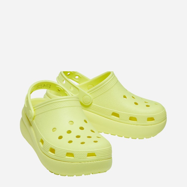 Chodaki dziecięce dla dziewczynki Crocs CR207708-SULP 33-34 J2 Żółte (191448970045) - obraz 2