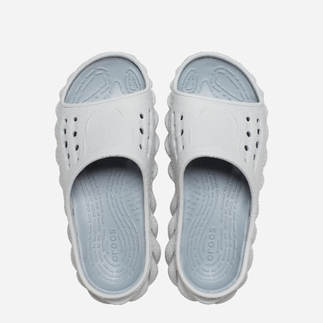 Дитячі шльопанці для хлопчика Crocs CR208185-ATMO 32-33 J1 Світло-сірі (196265252732) - зображення 3