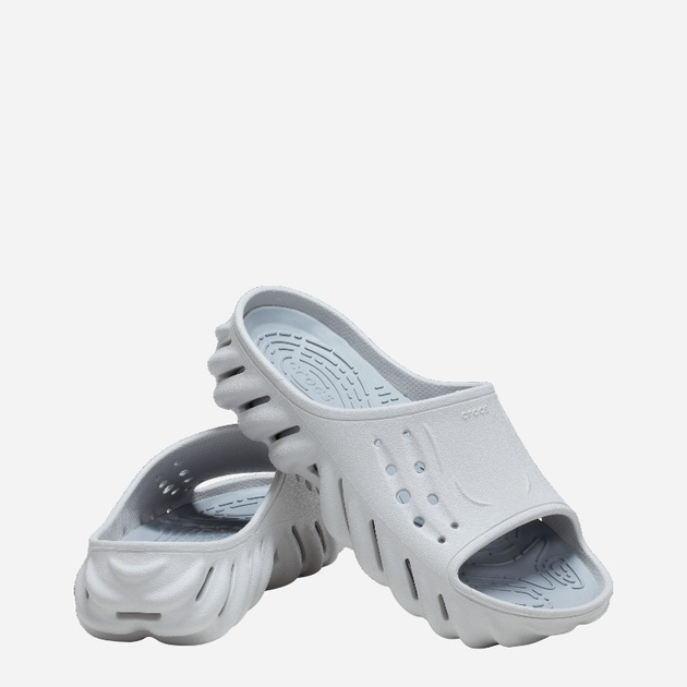 Підліткові шльопанці для хлопчика Crocs CR208185-ATMO 34-35 J3 Світло-сірі (196265252756) - зображення 2