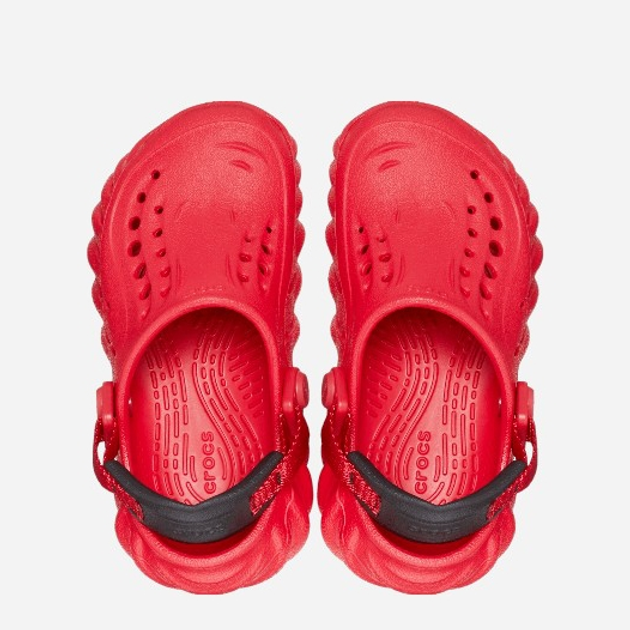 Chodaki chłopięce Crocs CR208191-VARD 22-23 C6 Czerwone (196265372102) - obraz 3
