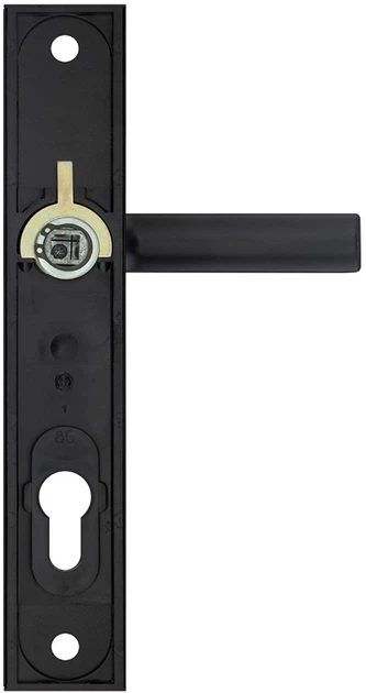 Фурнитура защитная ROSTEX R1/R4 R mov-mov DIN PLATE 72 мм 22 мм 38-55 мм 3 класс 804 BLACK_MAT Комплект Черная (RST-4043110496) - изображение 4
