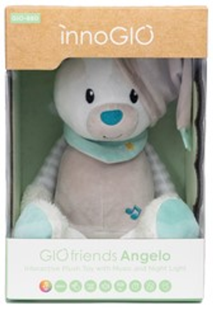 Maskotka dla dzieci InnoGIO GIO Friends Angelo Interactive Plush Toy GIO-880 muzyczna (5904405021125) - obraz 5