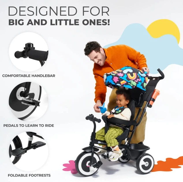 Триколісний велосипед Kinderkraft Aston Aston Happy Shapes (KRASTO00HAP0000) - зображення 7