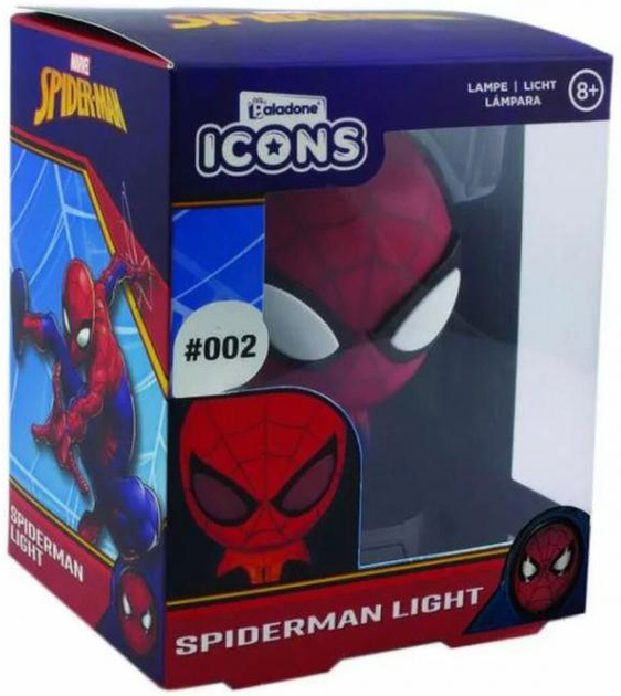 Лампа Paladone Marvel Spider-man Icon Light (PP6120SPM) - зображення 2