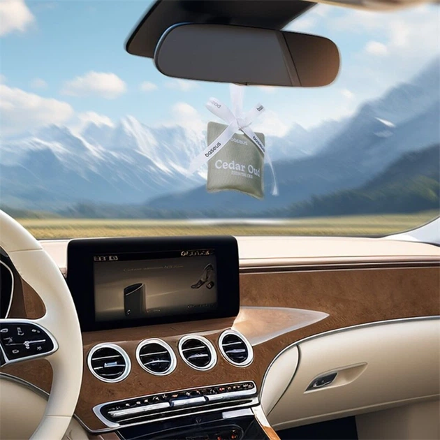 Автомобільний освіжувач повітря на дефлектор Baseus Margaret Series Car Air Freshener (Cedar Oud) Frosted Gray - Фото 5 Автомобільний освіжувач повітря на дефлектор Baseus Margaret Series Car Air Freshener (Cedar Oud) Frosted Gray - зображення 5