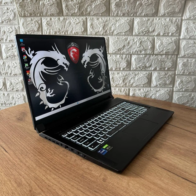 Мобильная рабочая станция Б-класс MSI WS76 11UK / 17.3" (1920x1080) IPS / Intel Core i9-11900H (8 (16) ядер по 2.5 - 4.9 GHz) / 32 GB DDR4 / 512 GB SSD / nVidia RTX A3000, 6 GB GDDR6, 192-bit б/у - Фото 4 Мобильная рабочая станция Б-класс MSI WS76 11UK / 17.3" (1920x1080) IPS / Intel Core i9-11900H (8 (16) ядер по 2.5 - 4.9 GHz) / 32 GB DDR4 / 512 GB SSD / nVidia RTX A3000, 6 GB GDDR6, 192-bit б/у - изображение 4