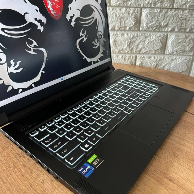 Мобильная рабочая станция Б-класс MSI WS76 11UK / 17.3" (1920x1080) IPS / Intel Core i9-11900H (8 (16) ядер по 2.5 - 4.9 GHz) / 32 GB DDR4 / 512 GB SSD / nVidia RTX A3000, 6 GB GDDR6, 192-bit б/у - Фото 9 Мобильная рабочая станция Б-класс MSI WS76 11UK / 17.3" (1920x1080) IPS / Intel Core i9-11900H (8 (16) ядер по 2.5 - 4.9 GHz) / 32 GB DDR4 / 512 GB SSD / nVidia RTX A3000, 6 GB GDDR6, 192-bit б/у - изображение 9
