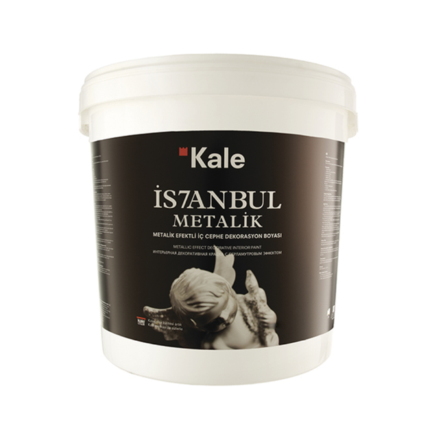 Декоративна фарба із ефектом металу Kale Istanbul Metalik Efect 2,5кг - зображення 1