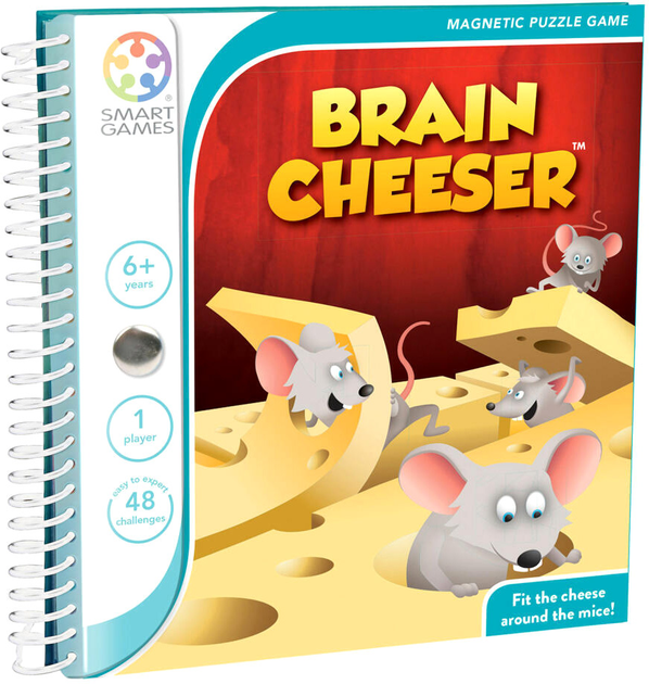 Łamigłówka Smart Games Magnetic Travel Brain Cheeser (5414301517399) - obraz 1