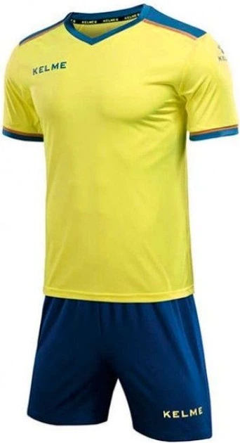 Комплект футбольной формы детский Kelme SEGOVIA желто-синий 5XS 8351ZB3158.9918 - Фото 1 Комплект футбольной формы детский Kelme SEGOVIA желто-синий 5XS 8351ZB3158.9918 - изображение 1