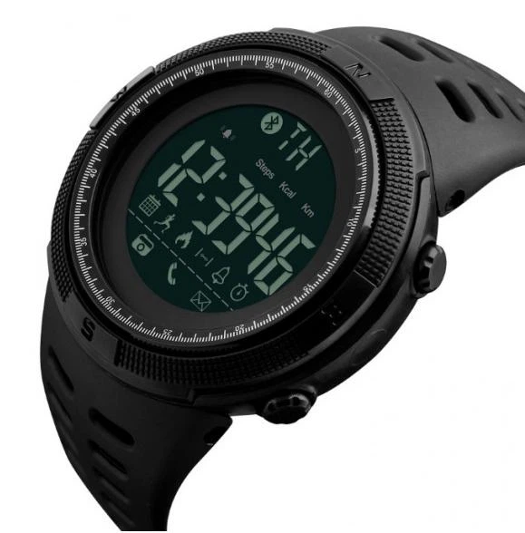 Наручные умные часы Skmei 1250 Smart Clever (Черные) - изображение 2