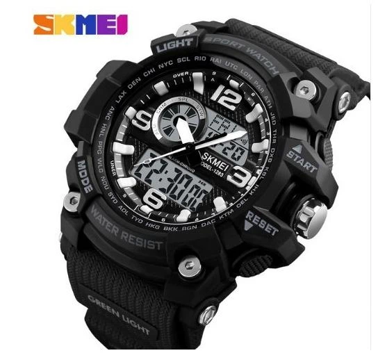 Мужские наручные часы Skmei Disel 1283 Черный - изображение 2