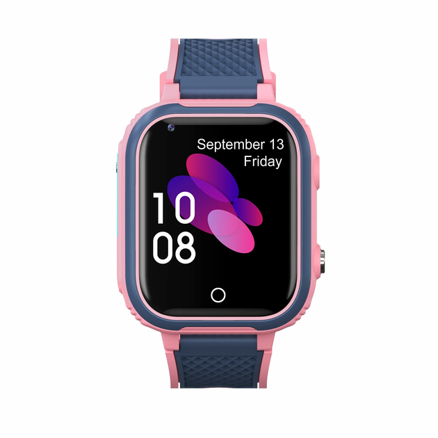 Детские смарт-часы PowerMe PowerWatch 7 Kiddy series IPS-дисплей 4G + GPS встроенные камера и микрофон Pink - изображение 2