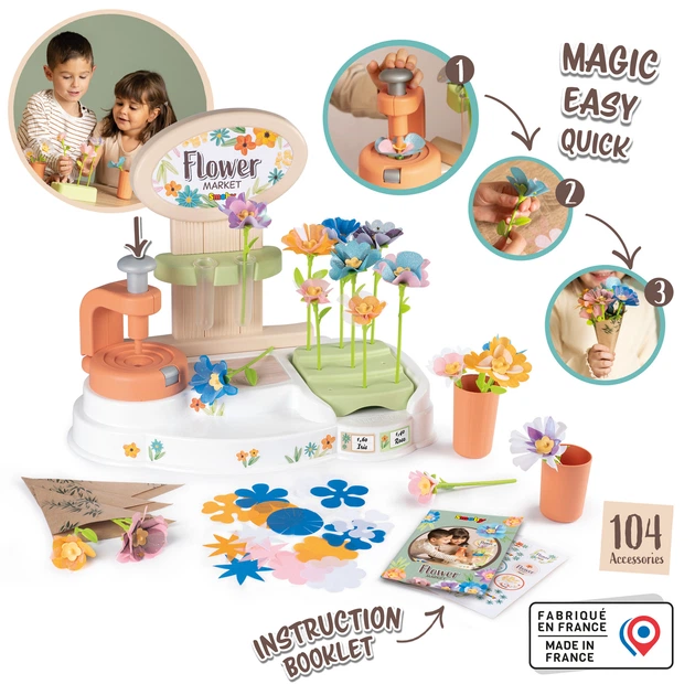 Ігровий набір для творчості Smoby Toys Квіткова крамниця (350407) (3032163504078) - зображення 3