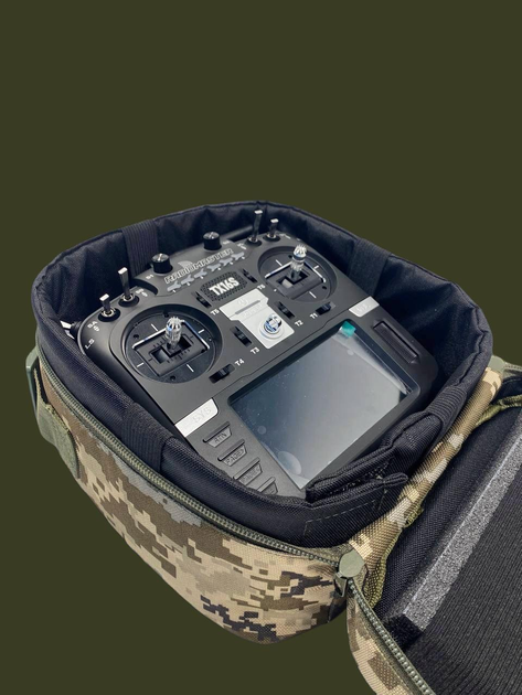 Чехол для пульта управления дрона RadioMaster TX16S Пиксель ММ14 Подсумок - изображение 2