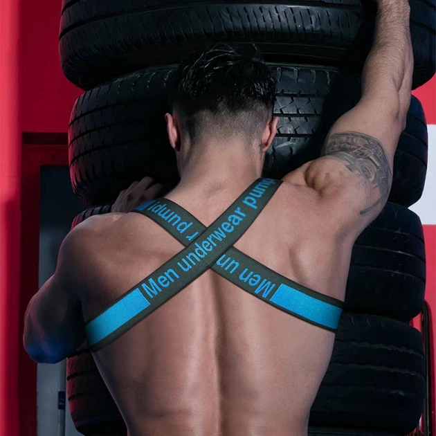 Мужская портупея Pump 9164 One size цвет синий - изображение 3