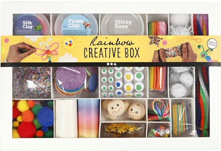 Zestaw kreatywny Creativ Company DIY Kit Rainbow Creative Box (5712854447423) - obraz 1