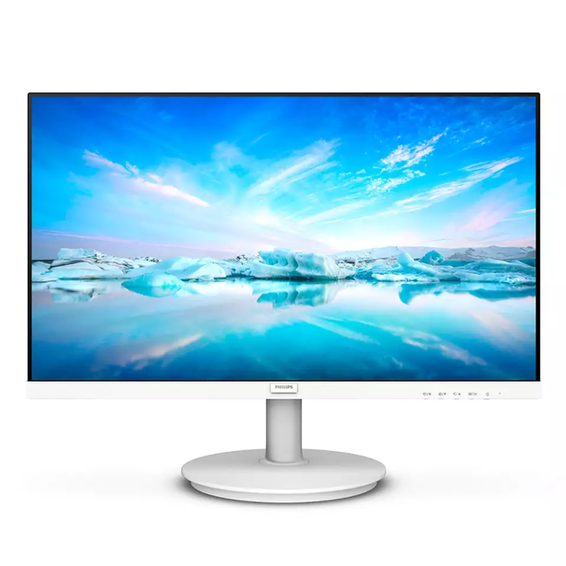 Монітор 23.8" Philips 241V8AW/00 IPS безрамковий екран Білий - Фото 1 Монітор 23.8" Philips 241V8AW/00 IPS безрамковий екран Білий - зображення 1