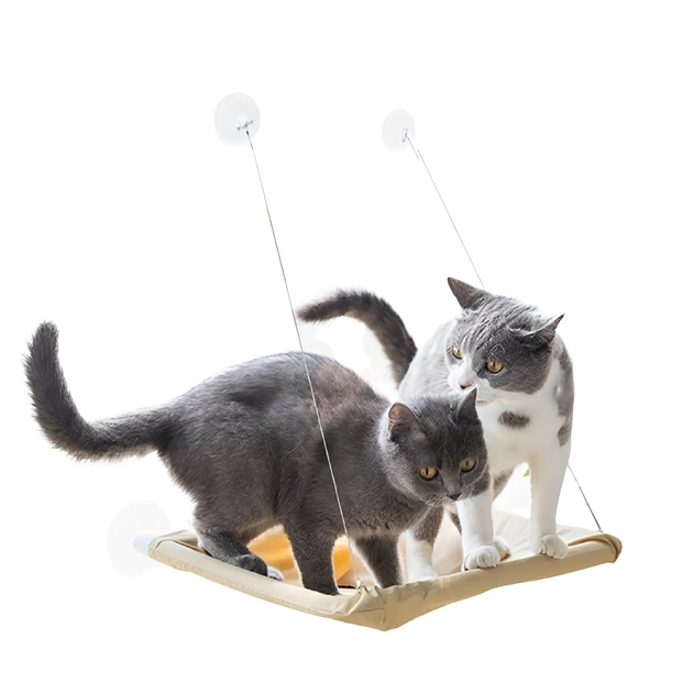 Комнатная подвесная лежанка для кошек window mounted cat bed - изображение 2