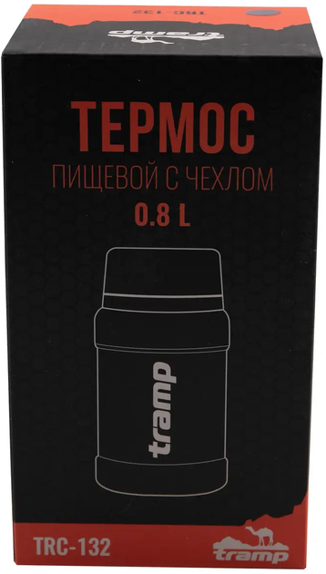 Термос Tramp харчовий 0.8 л в чохлі Оливковий (UTRC-132-olive) - зображення 12