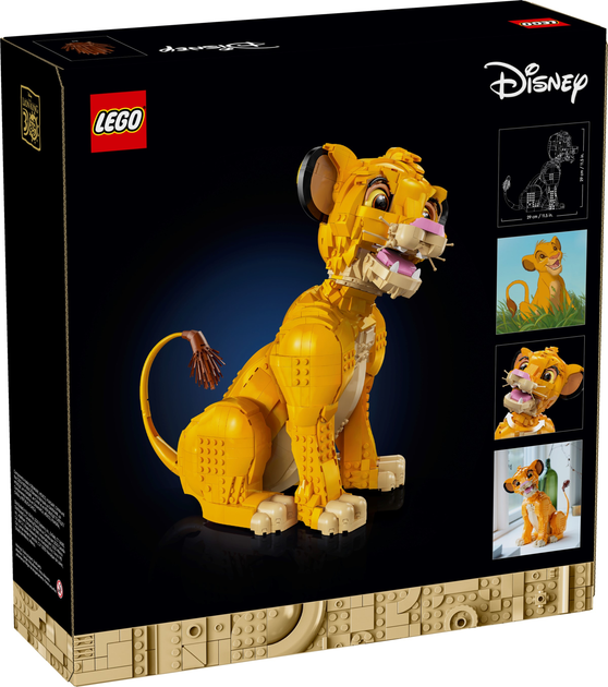 Zestaw klocków LEGO Disney Classic Król Lew — Młody Simba 1445 elementów (43247) - obraz 5