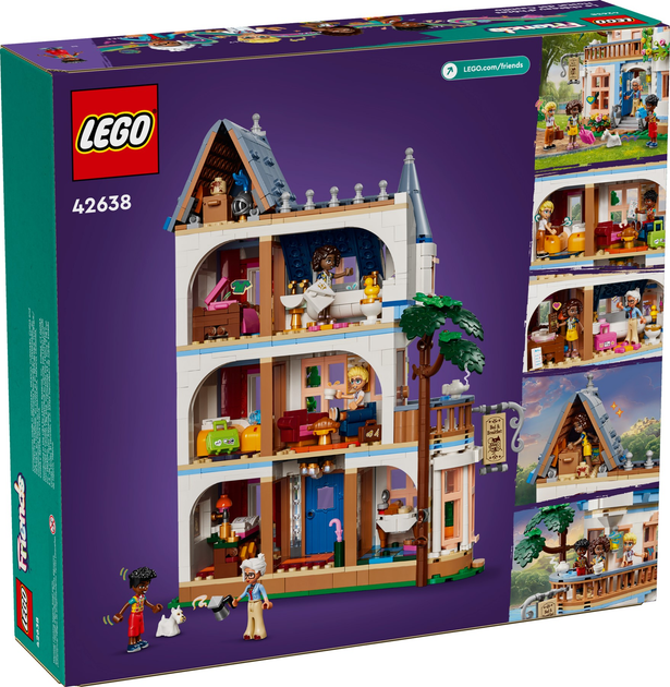 Конструктор LEGO Friends Гостьовий будинок в замку 1311 елемент (42638) - зображення 3