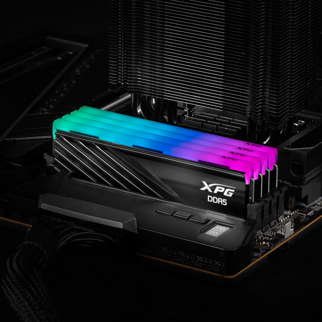 Pamięć ADATA DDR5-6400 32768MB PC5-51200 (Kit of 2x16384) Lancer Blade RGB Black (AX5U6400C3216G-DTLABRBK) - obraz 6