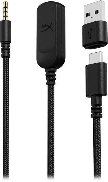 HyperX Гарнiтура Cloud III 3.5mm/USB-A/USB-C Black - изображение 5